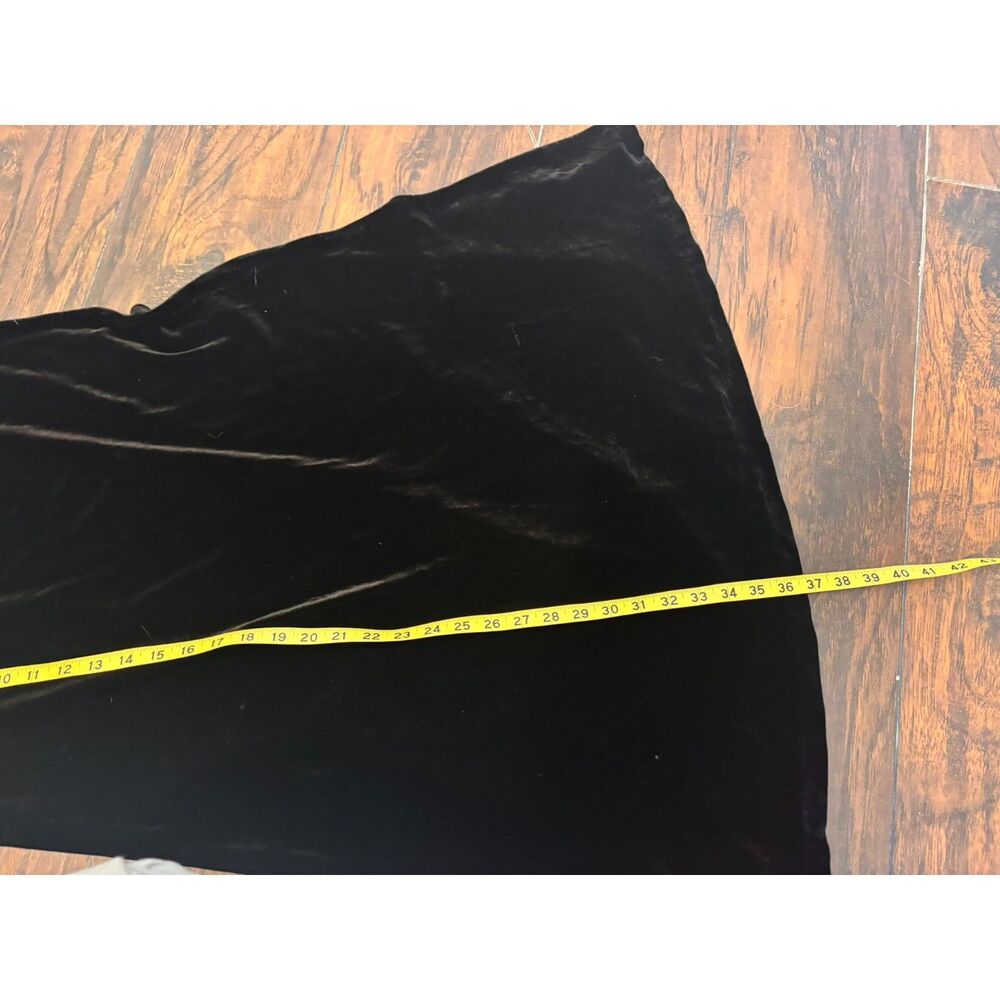 Isabella Bird size Small Silk Blend Velvet Whimsygoth Witchy Maxi Skirt - Picture 6 of 6